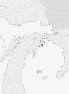 Map showing Little Traverse Bay Bands Reservation
